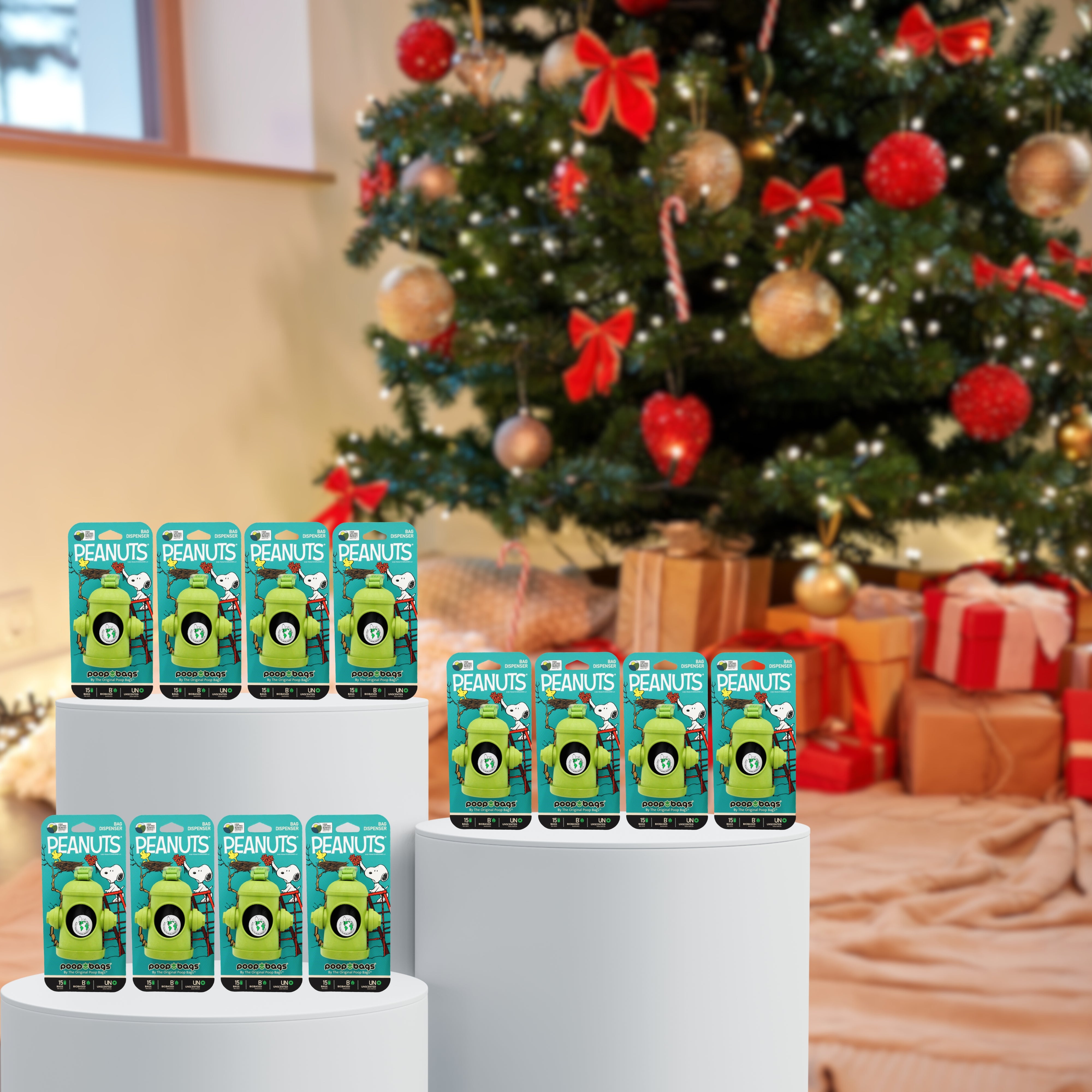 Stocking Stuffer Snoopy Hydrant Dispenser Bundle