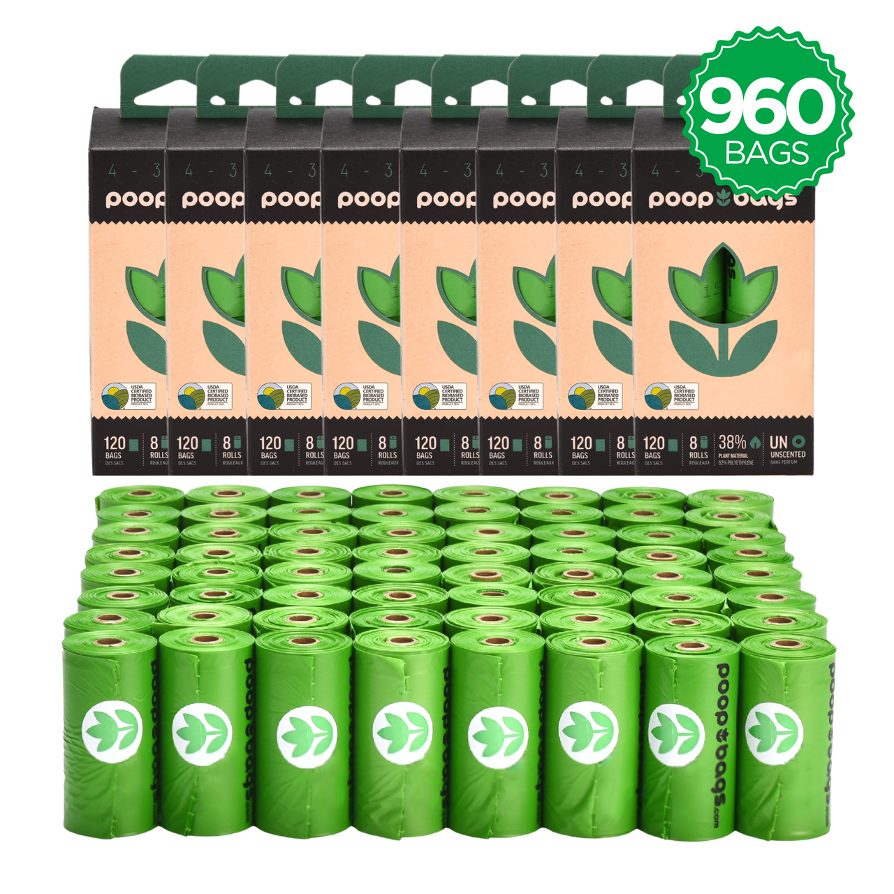 The Original Poop Bags® 960 Countdown Rolls®
