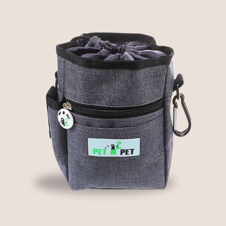 Dog Treat Pouch with 3 Rolls of Poop Bags