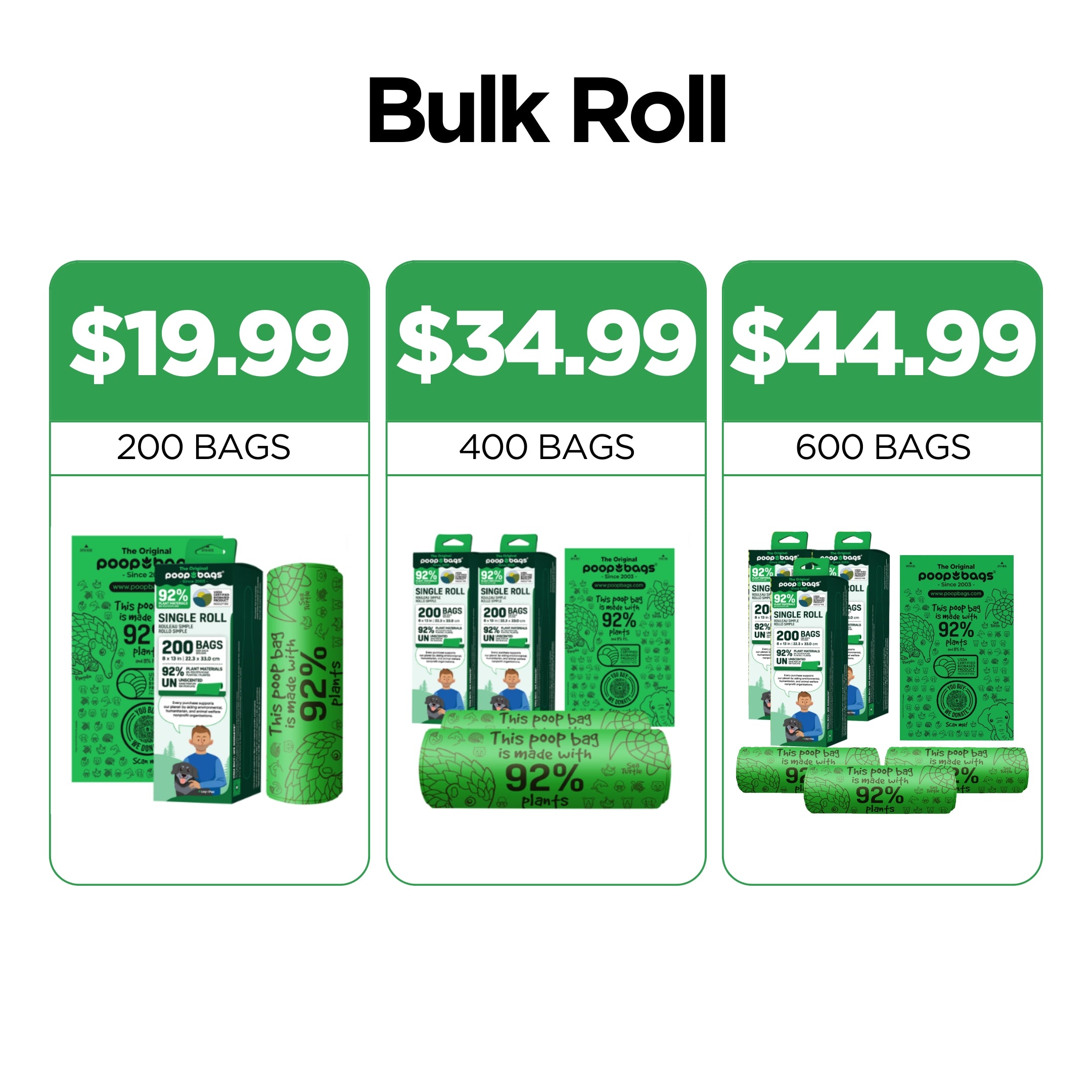 Bulk Roll Poop Bags