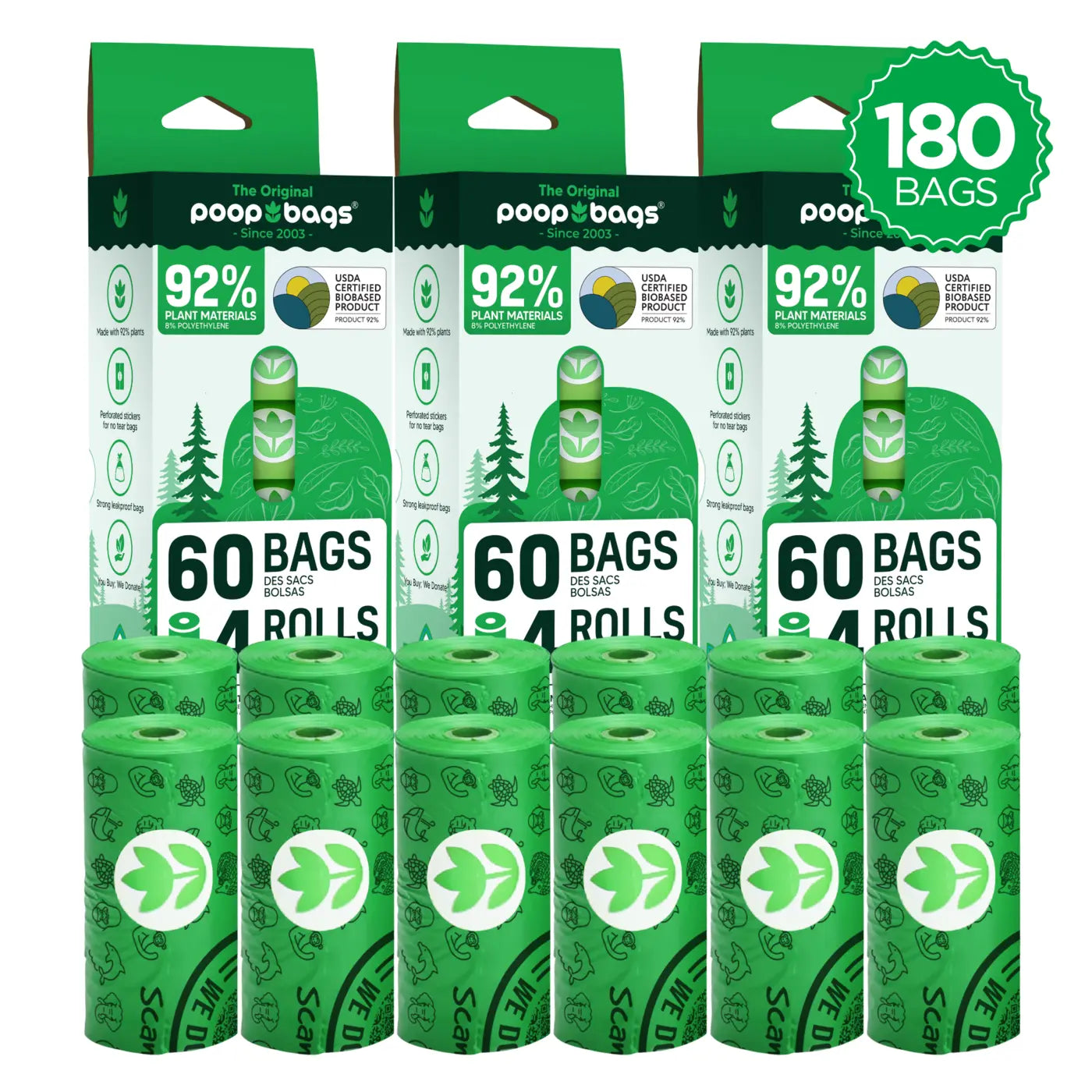 Best eco friendly dog waste bags featuring natural scent, water retention, and biodegradable plant-based design.