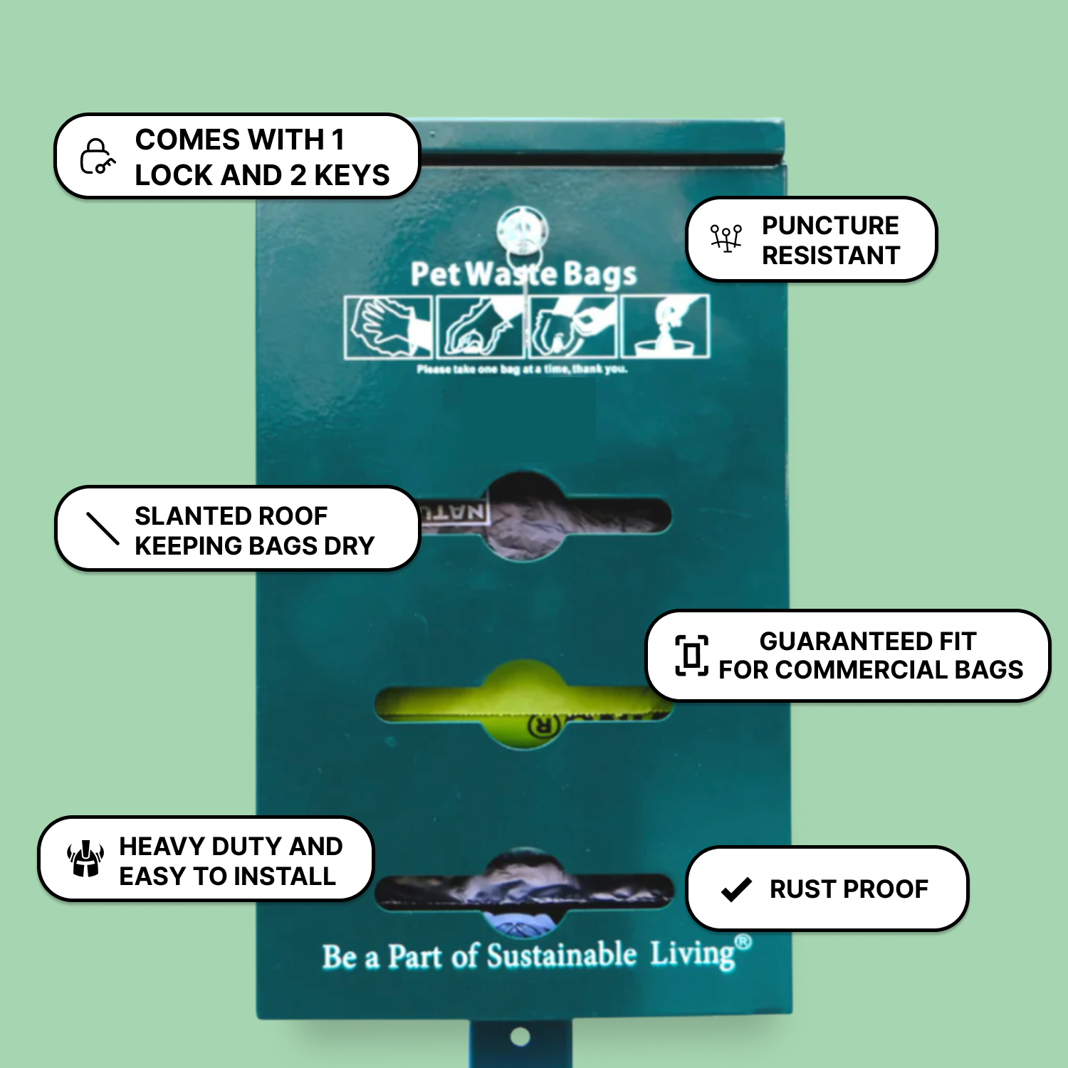 Bulk Roll Poop Bags Dispenser