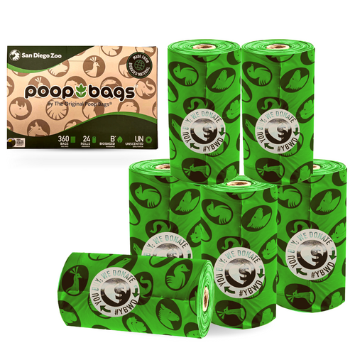 360 USDA Biobased San Diego Zoo Leash Rolls Poop Bags