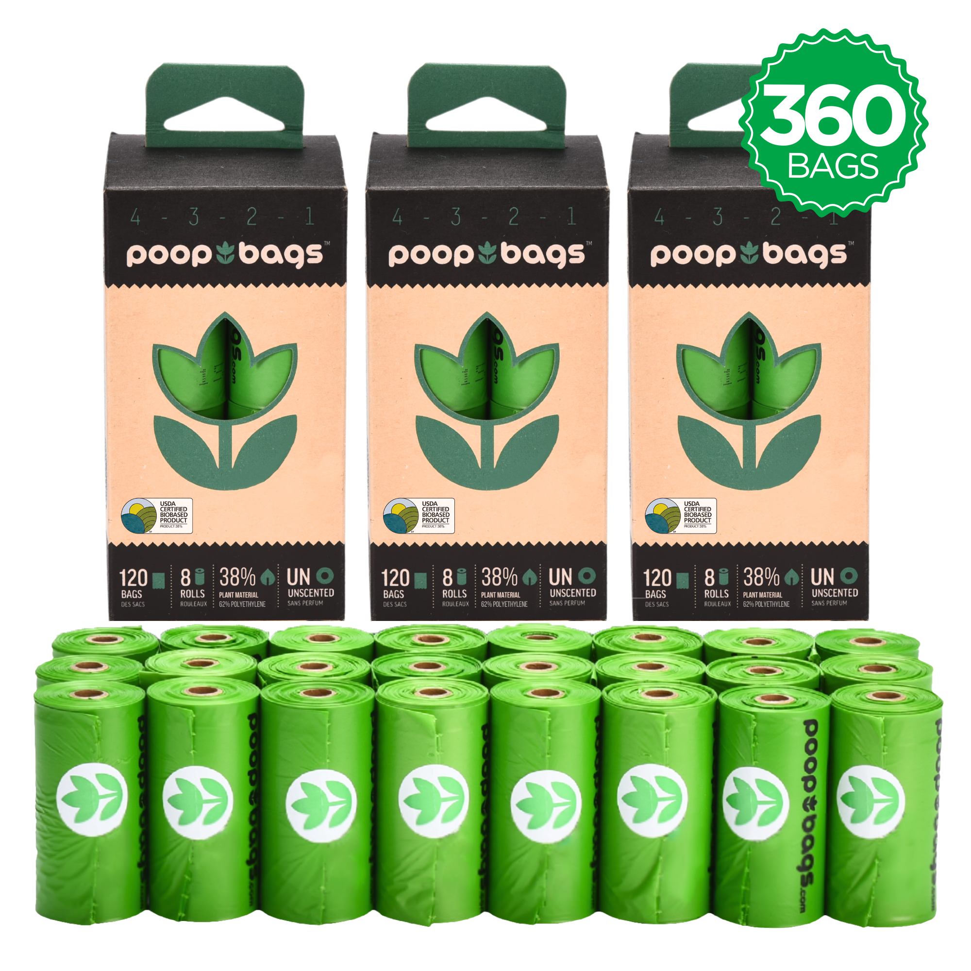 Countdown Rolls® Unscented Poop Bags Bundle