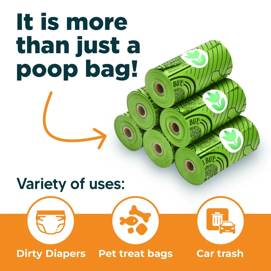 Countdown Rolls® Orange Scented Leash Roll Poop Bags