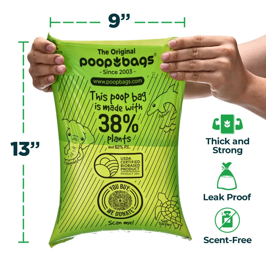 Countdown Rolls® Unscented Leash Roll Poop Bags