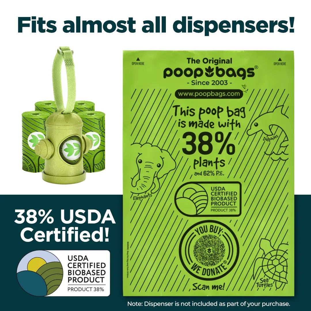 Countdown Rolls® Unscented Leash Roll Poop Bags