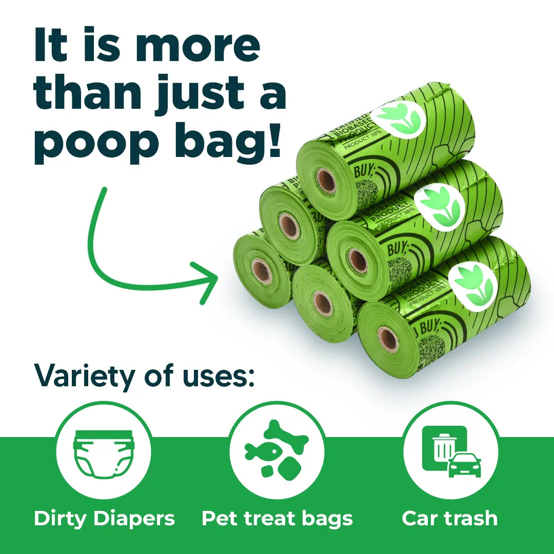 Countdown Rolls® Unscented Leash Roll Poop Bags