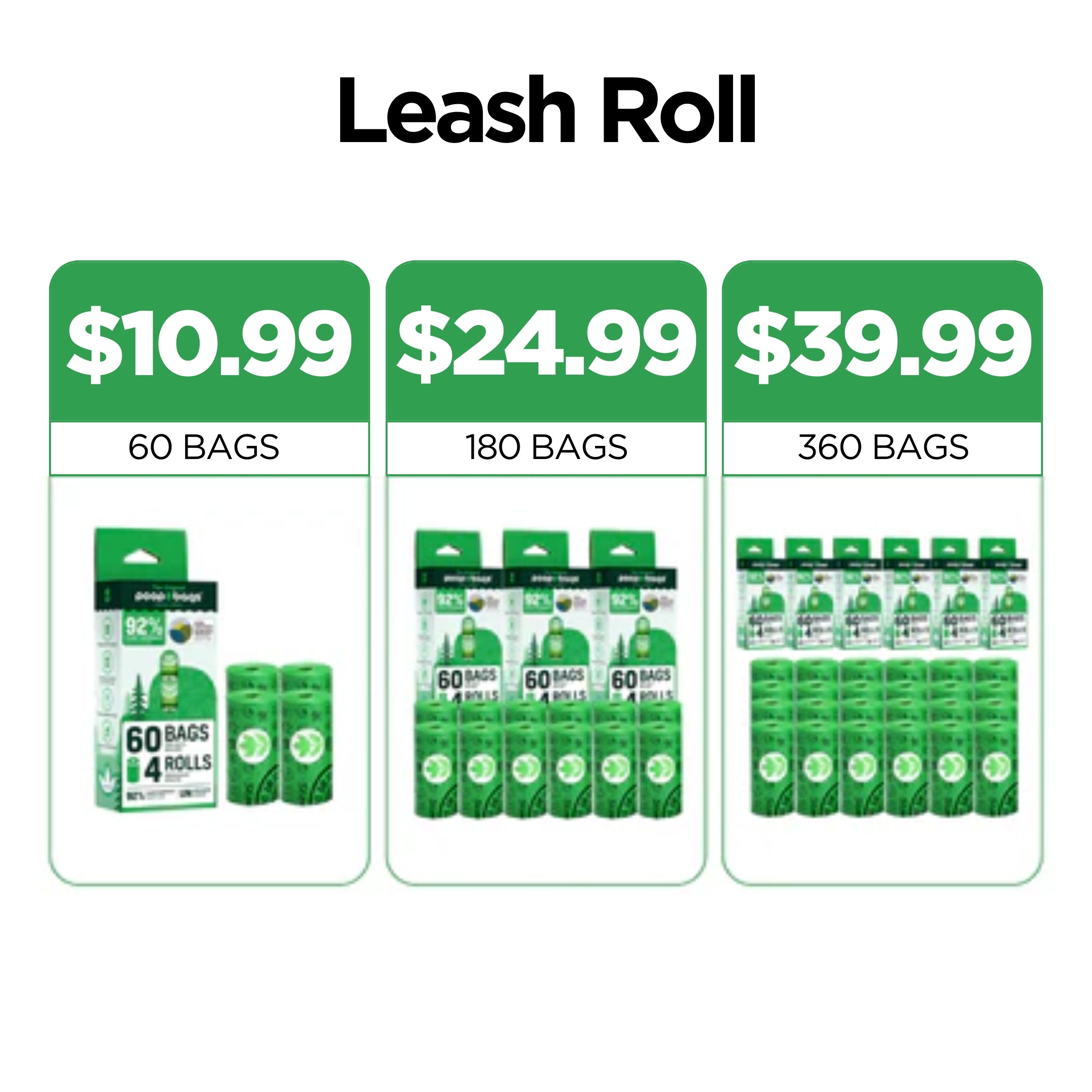 Leash Roll Poop Bags