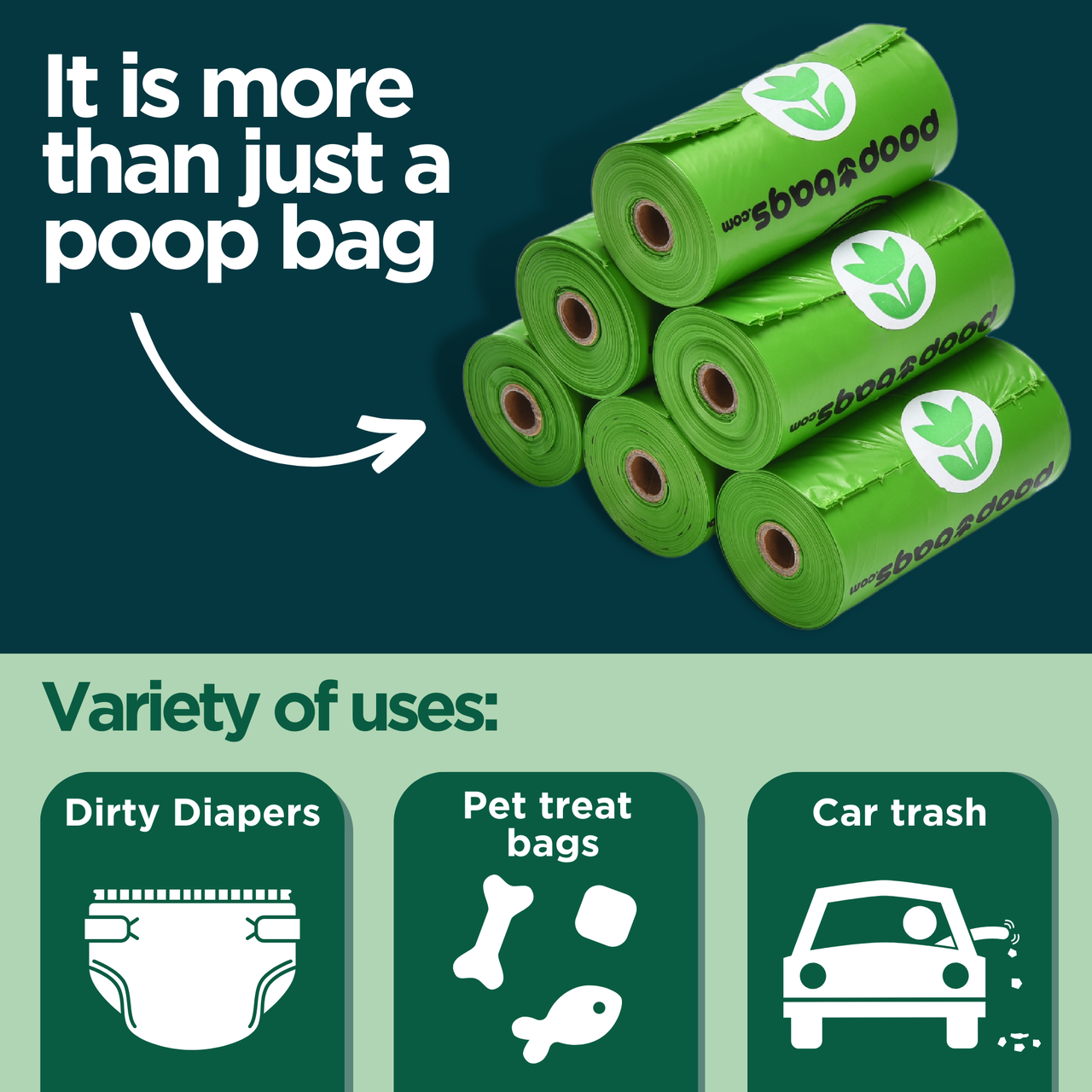Biobased Poop Bags Bundle (960 poop bags)