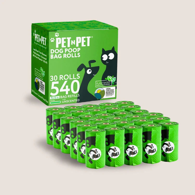 41% Plant-based Poop Bags 540 Count