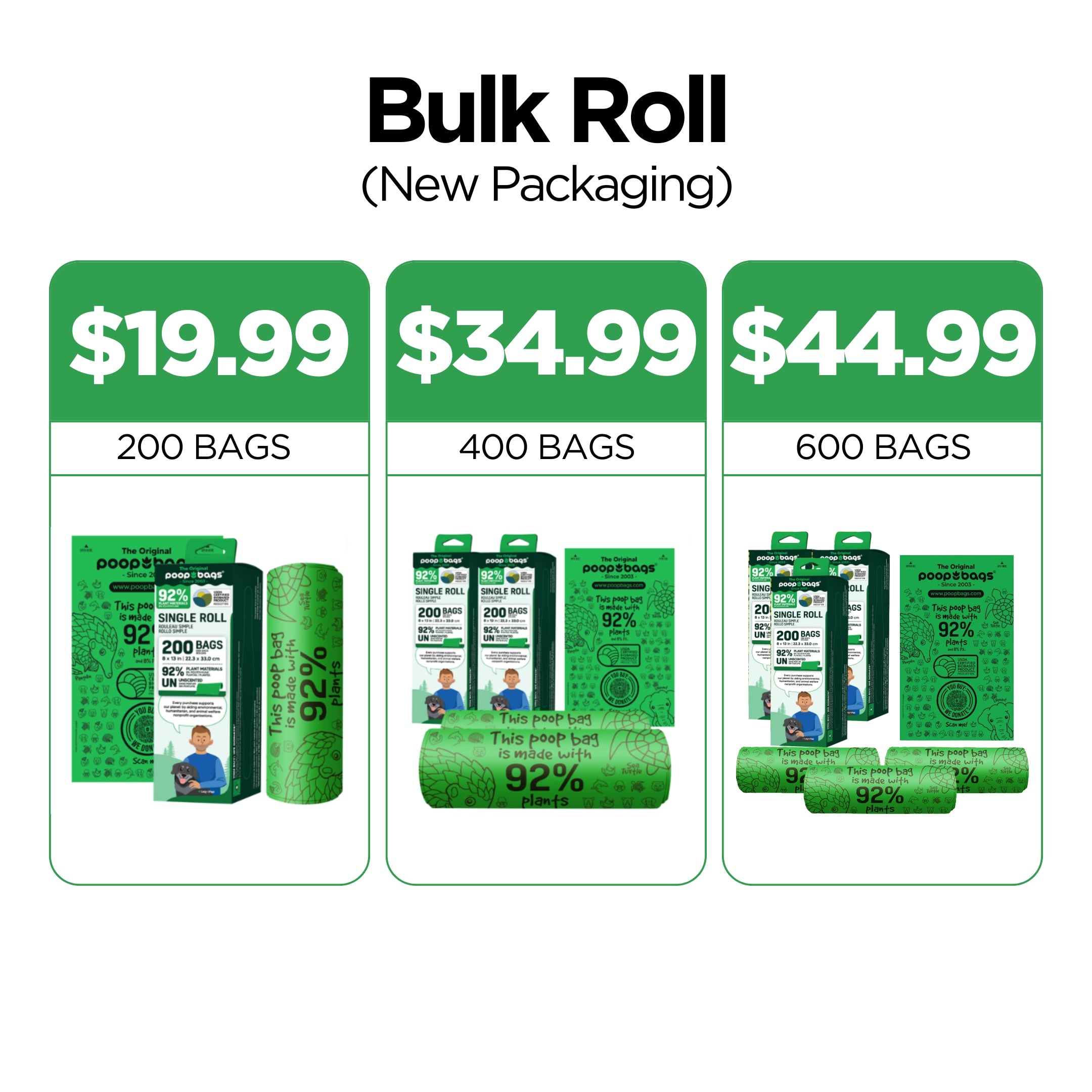 Bulk Roll Poop Bags