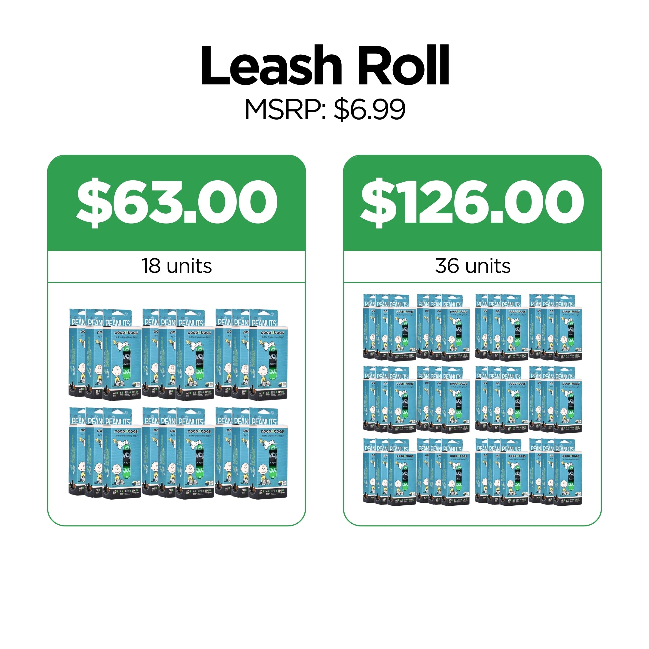 Wholesale Leash Roll Poop Bags
