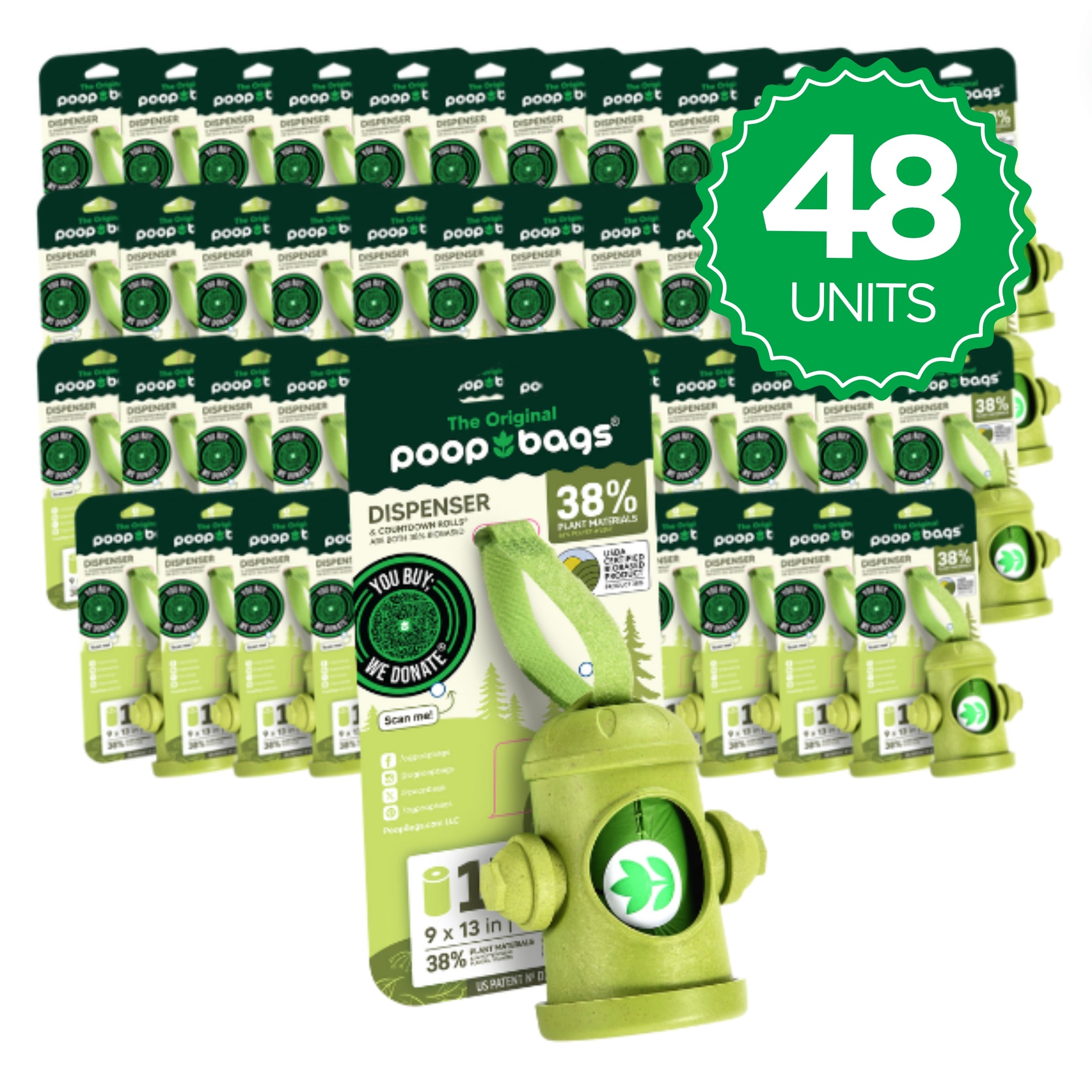 Wholesale Hydrant Dispenser + Leash Roll Poop Bags