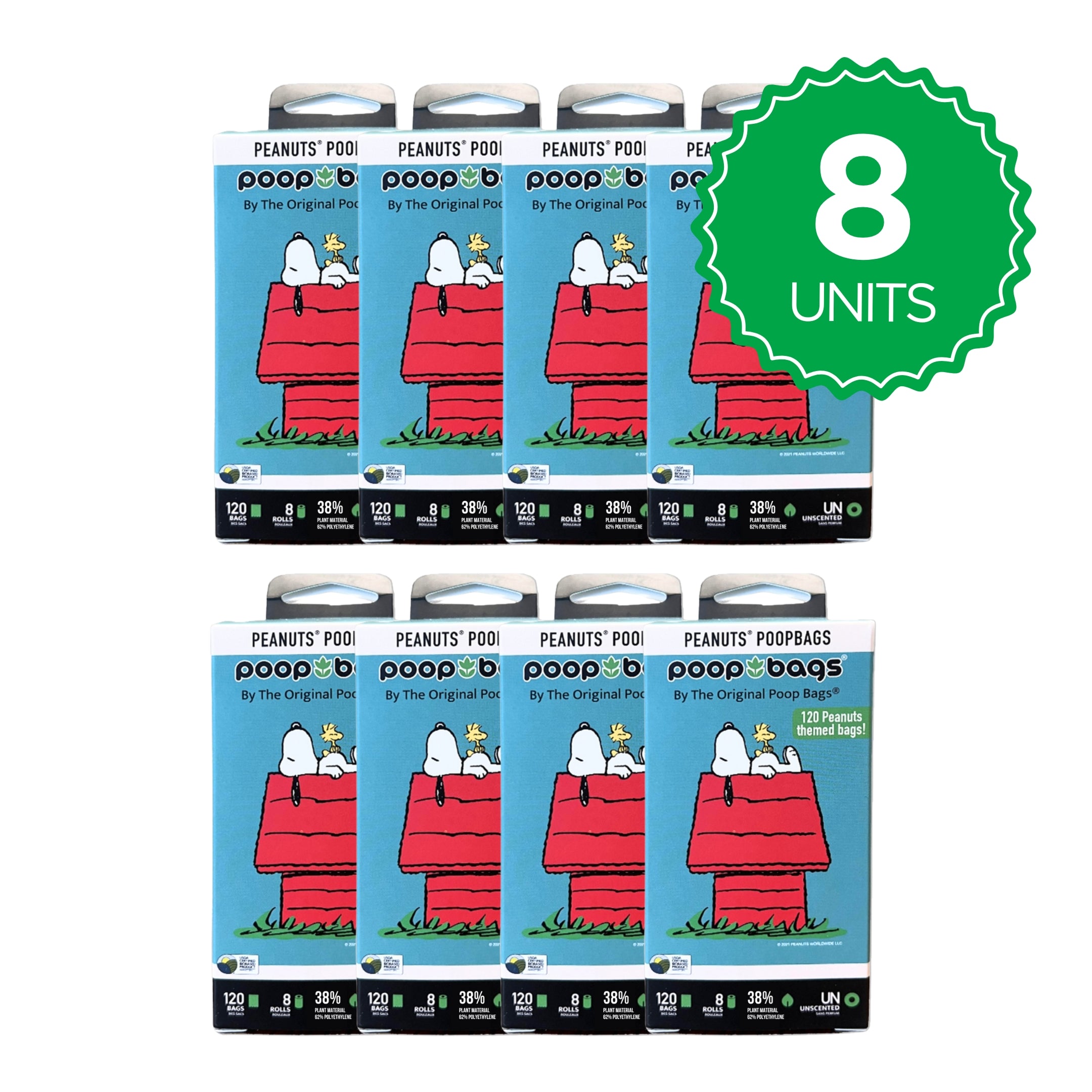 Wholesale Peanuts® Leash Roll Poop Bags