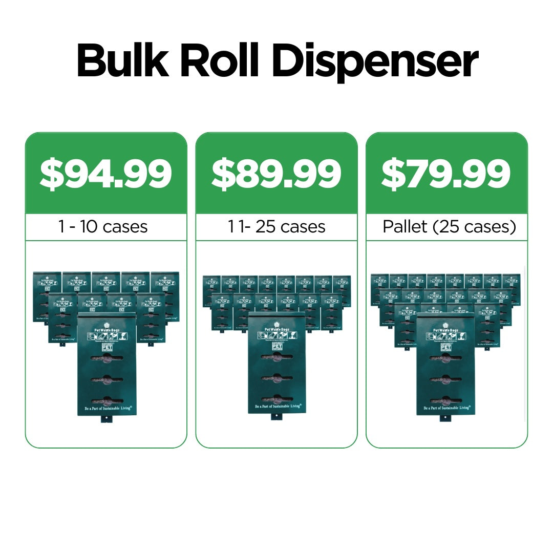 Bulk Roll Poop Bags Dispenser