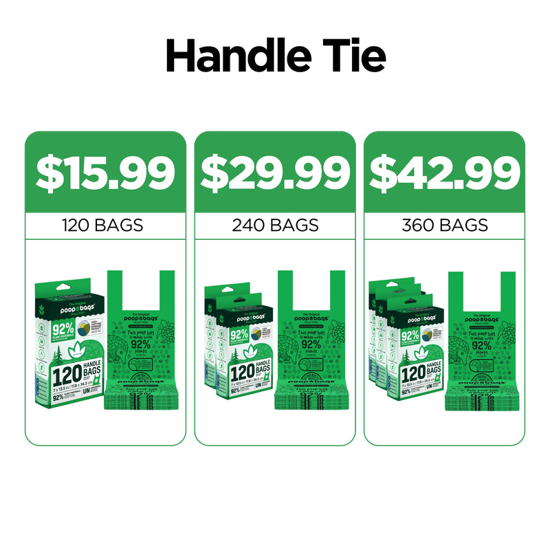 Handle Tie Poop Bags