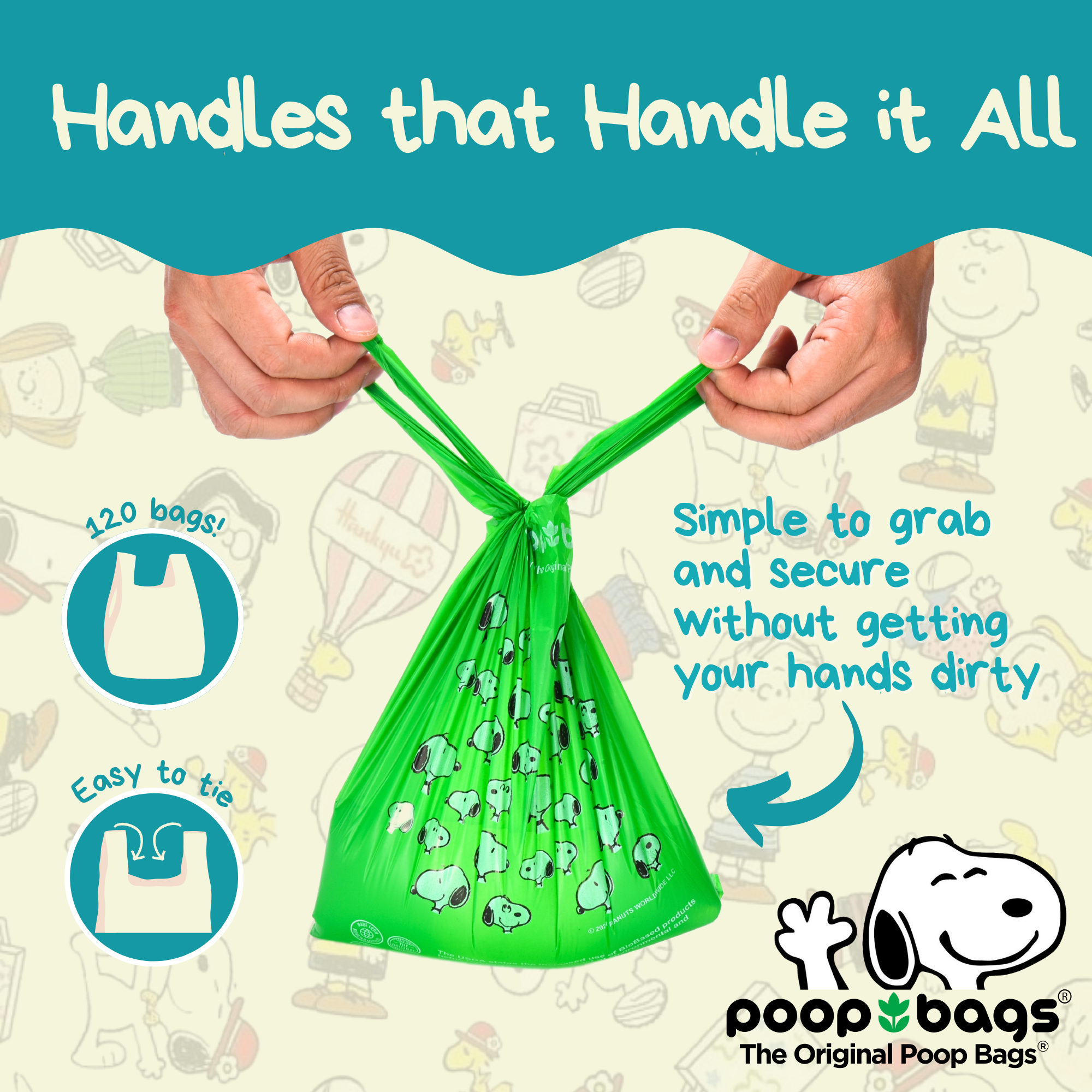 Handle Tie Poop Bags