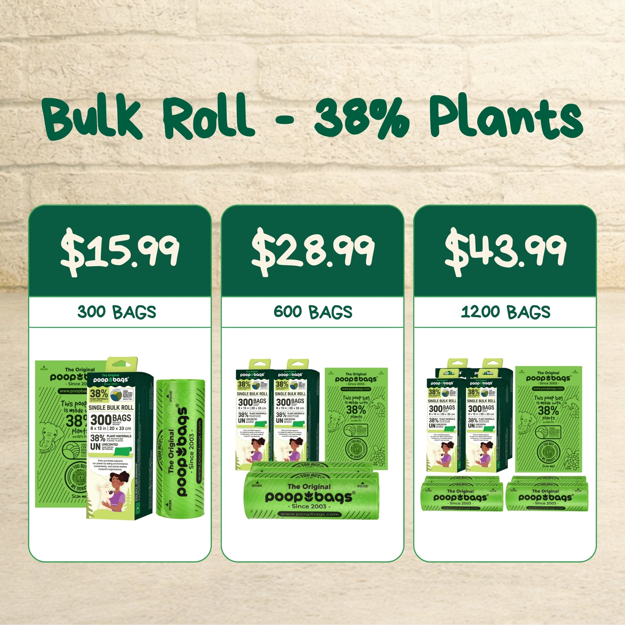 Bulk Roll Poop Bags