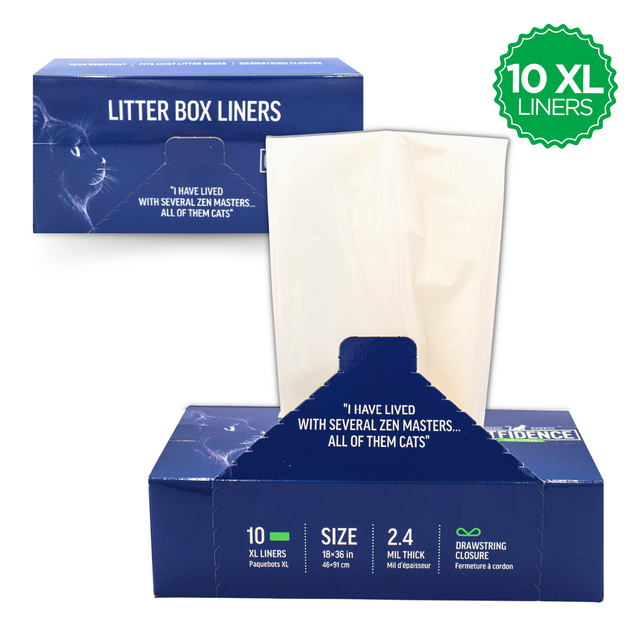 Cat Pan Liners Recycled Content Kitty Litter Liners The
