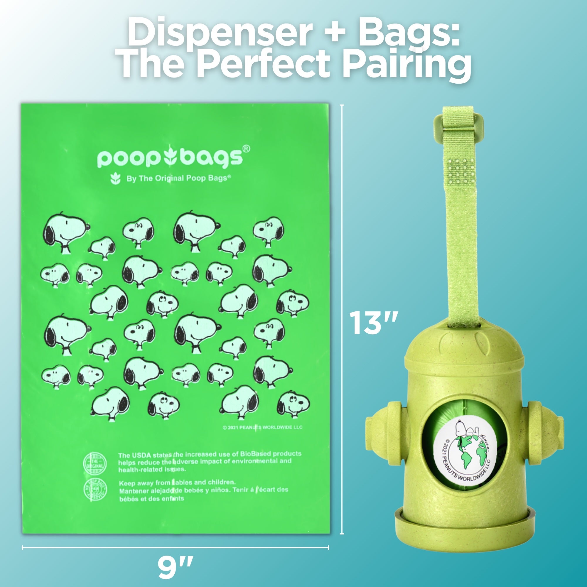 Hydrant Dispenser + Leash Roll Poop Bags