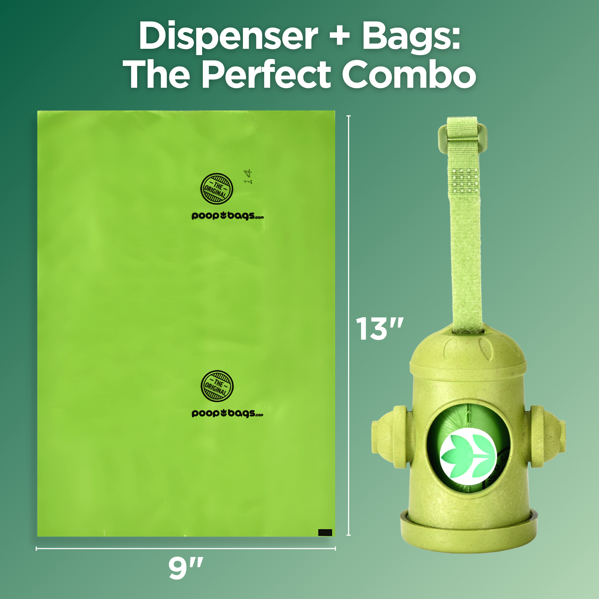 Hydrant Dispenser + Leash Roll Poop Bags