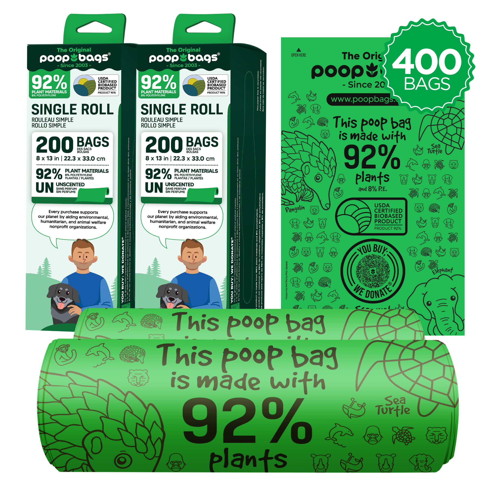 Bulk Roll Poop Bags