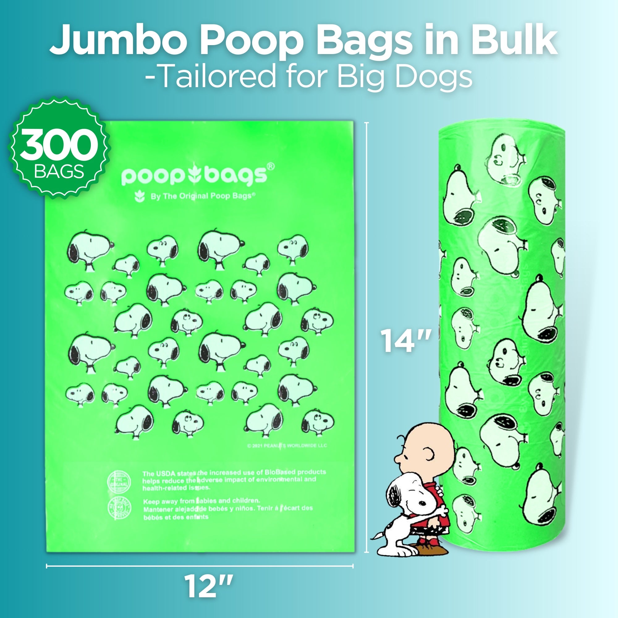 Jumbo Bulk Roll Poop Bags