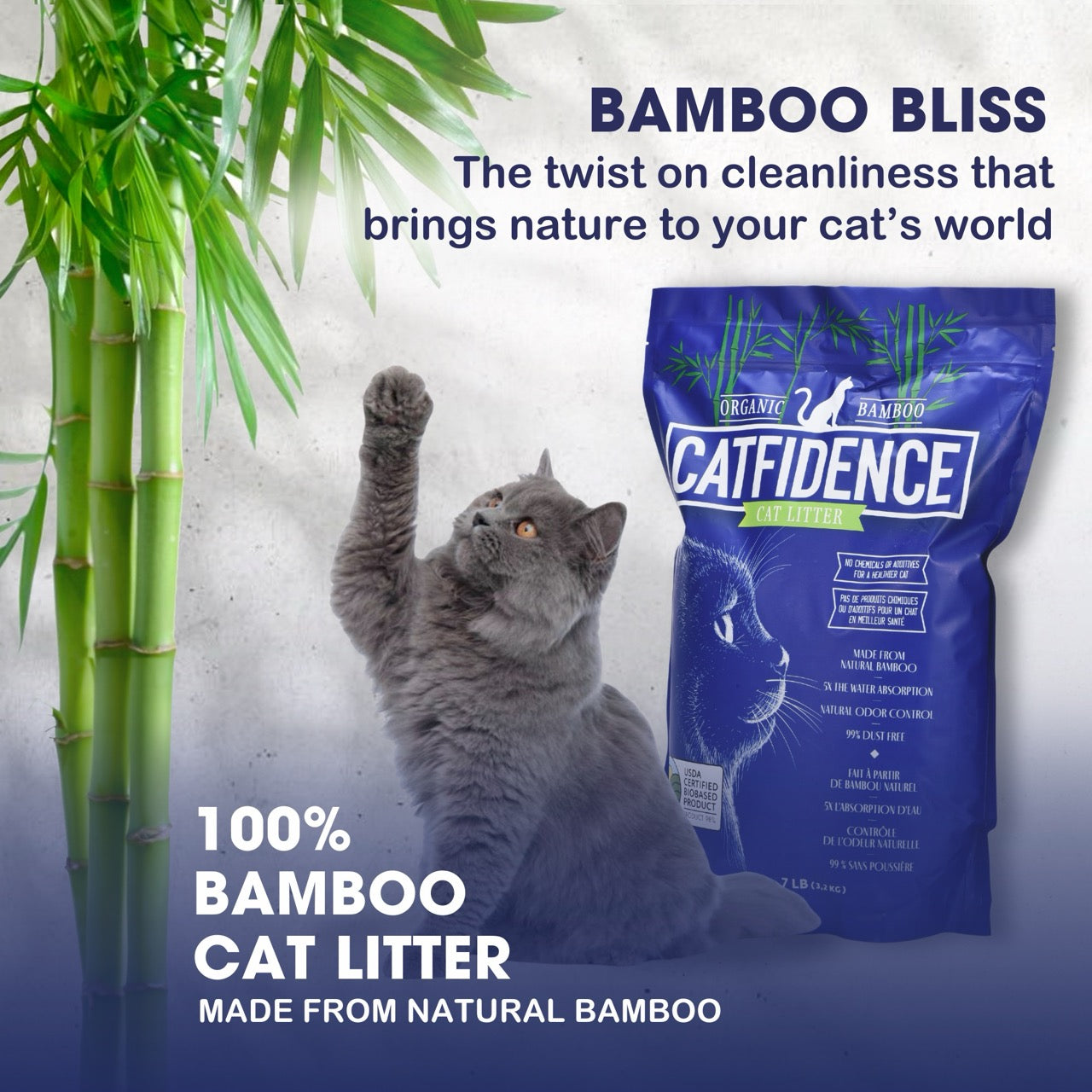 Bamboo cat litter box best sale