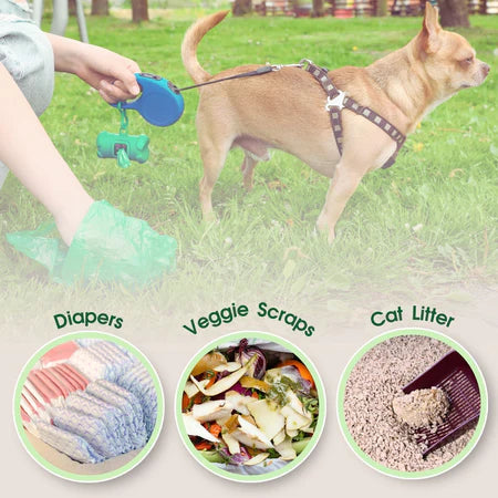 Handle Tie Dog Poop Bags