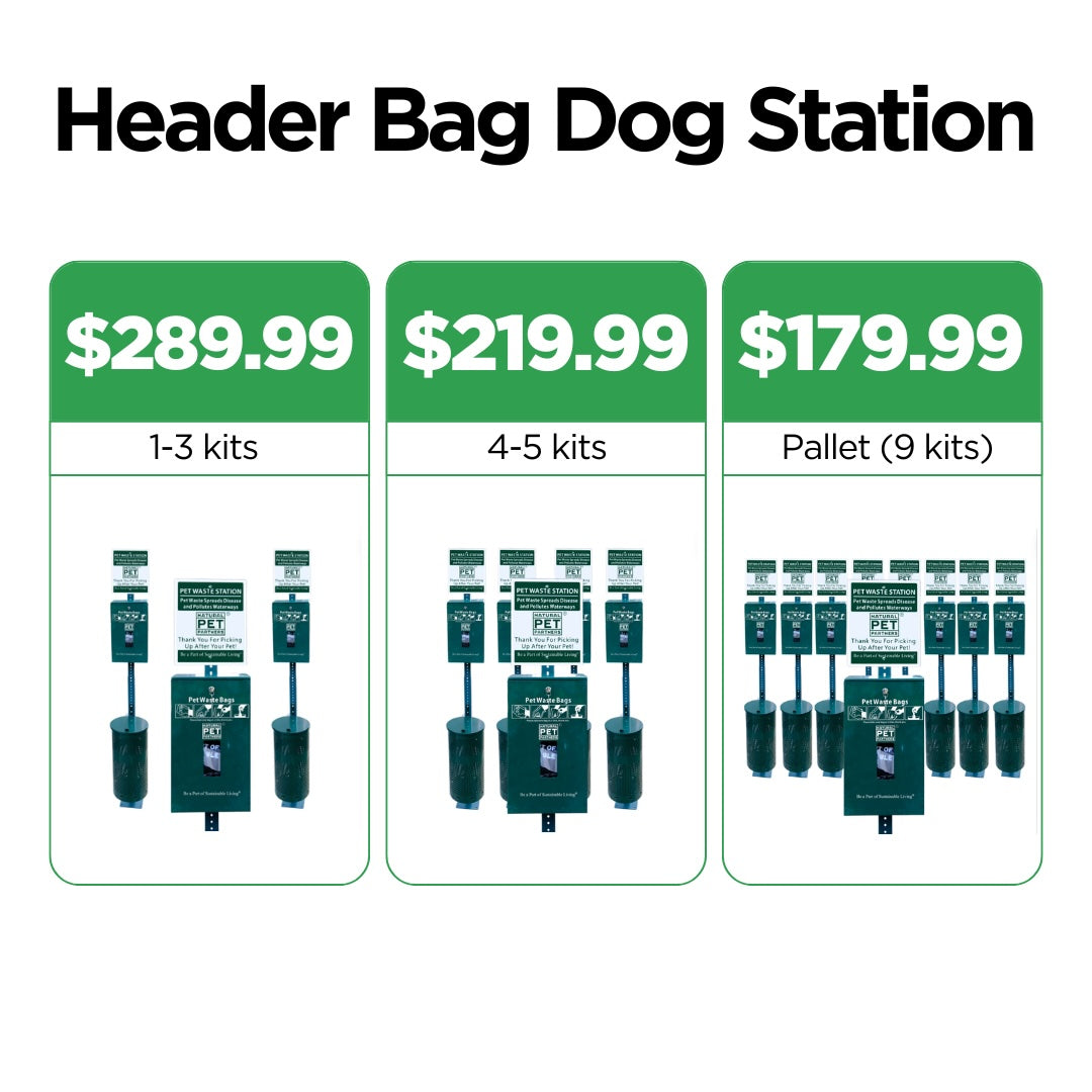 Header Poop Bags Dog Station Kit