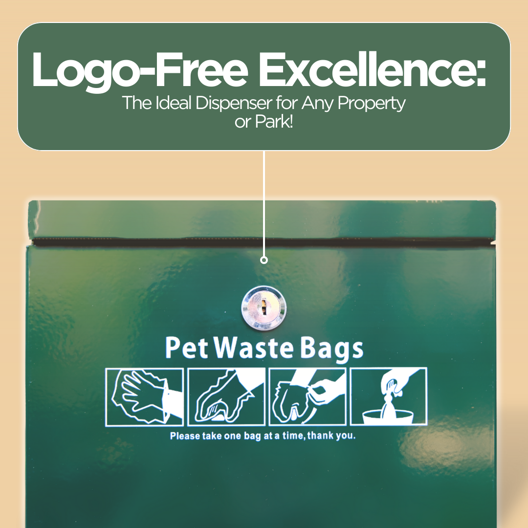 Commercial Dog Station Kit Flat Header Pull-Strap Poop Bags