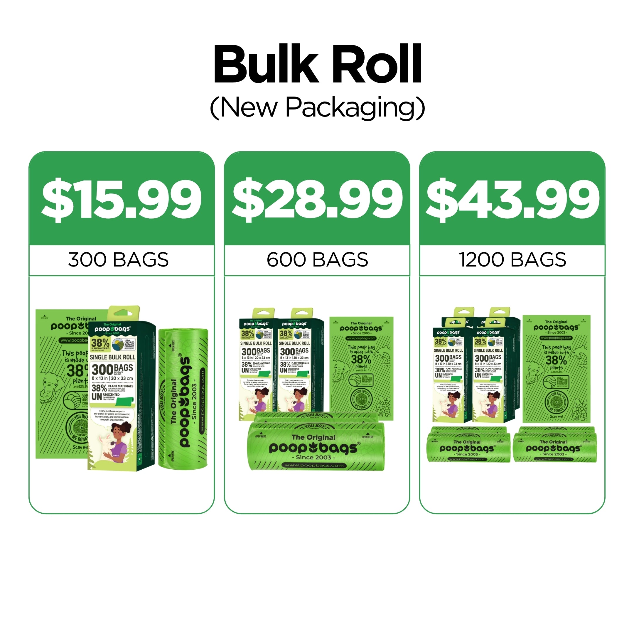 Bulk Roll Poop Bags