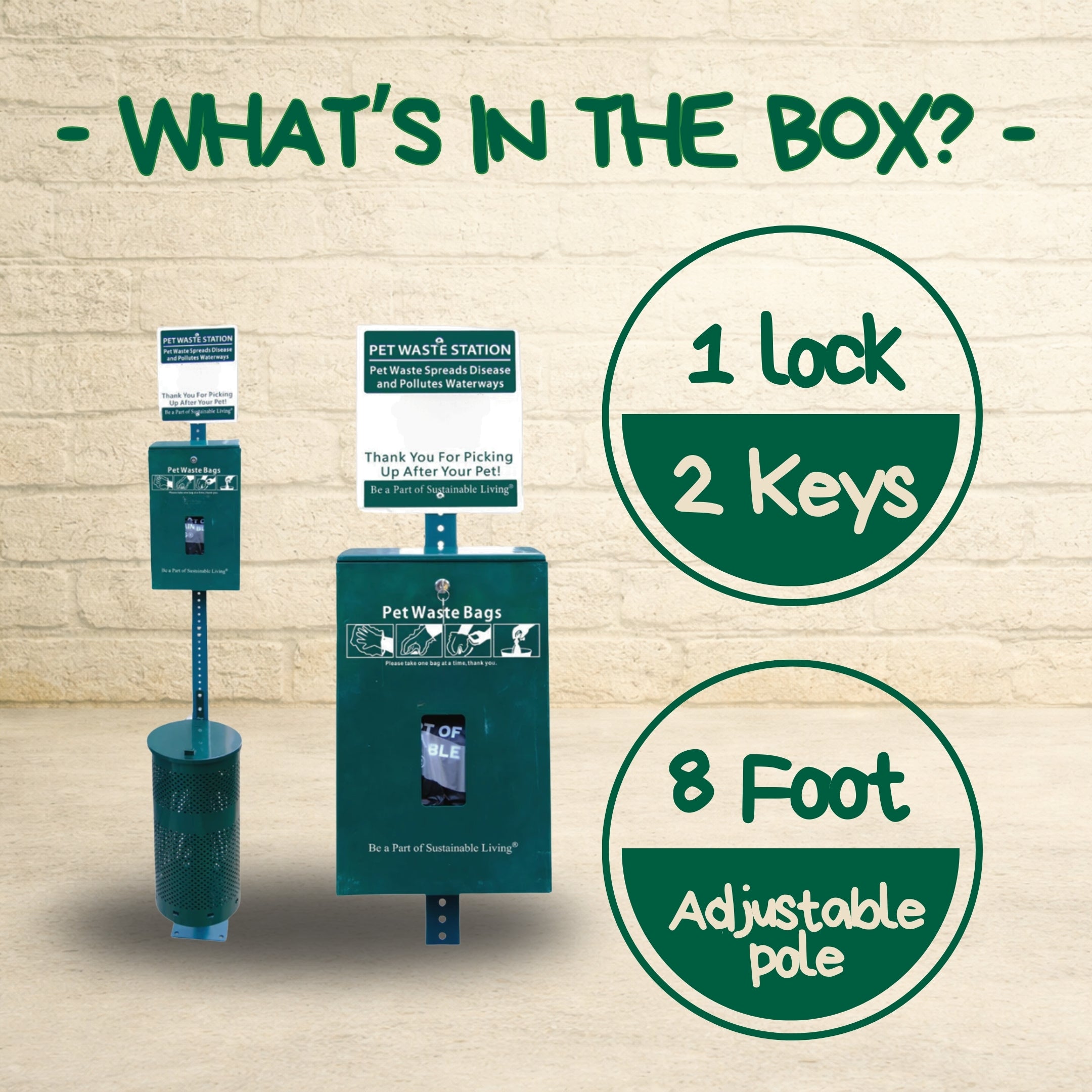 Header Poop Bags Dispenser