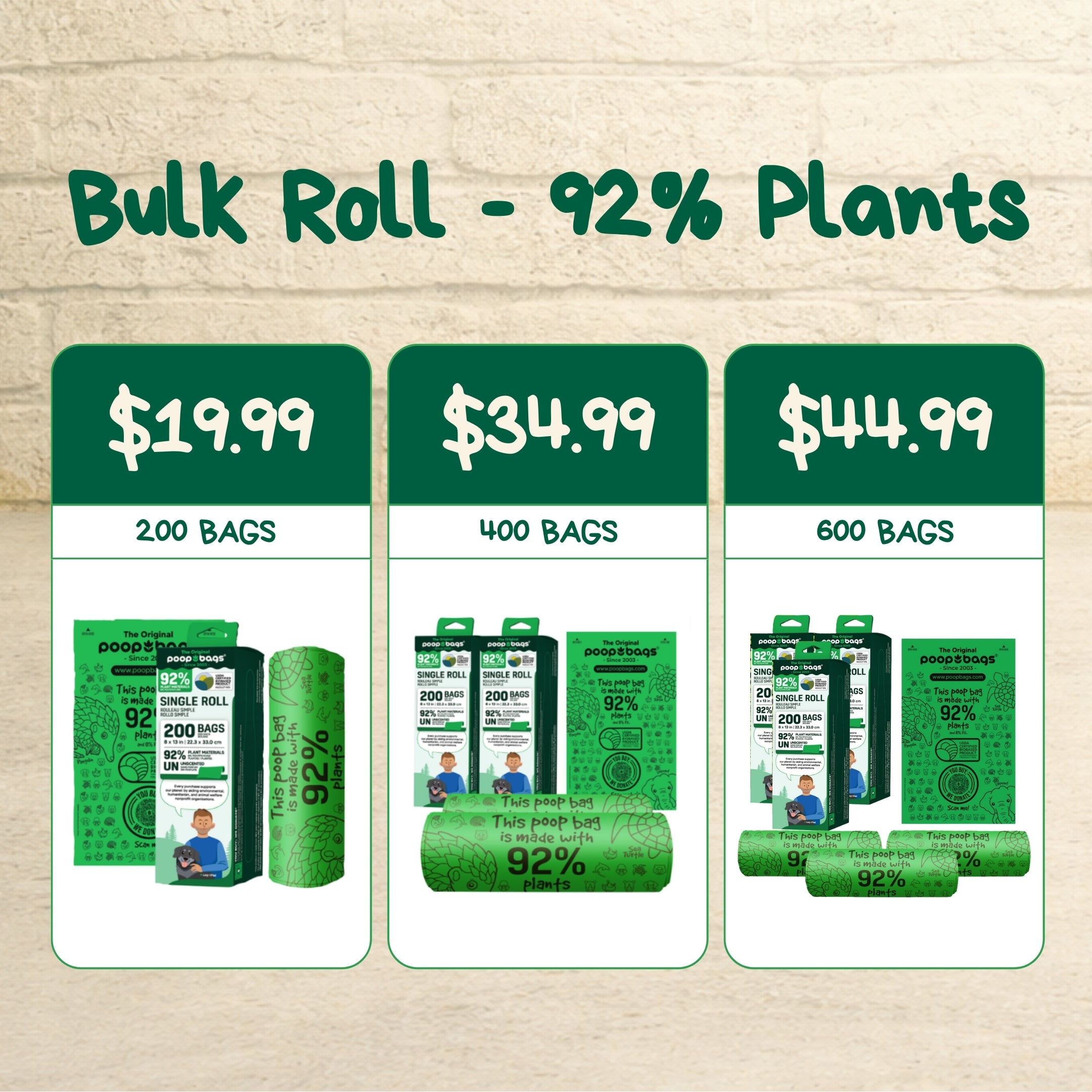 Bulk Roll Poop Bags