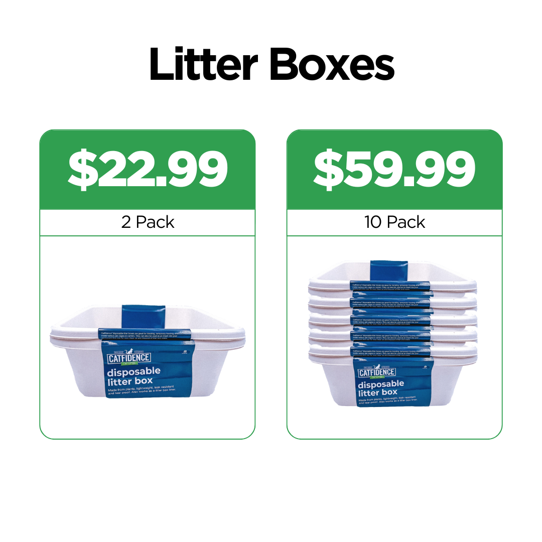 Catfidence® Disposable Litter Boxes