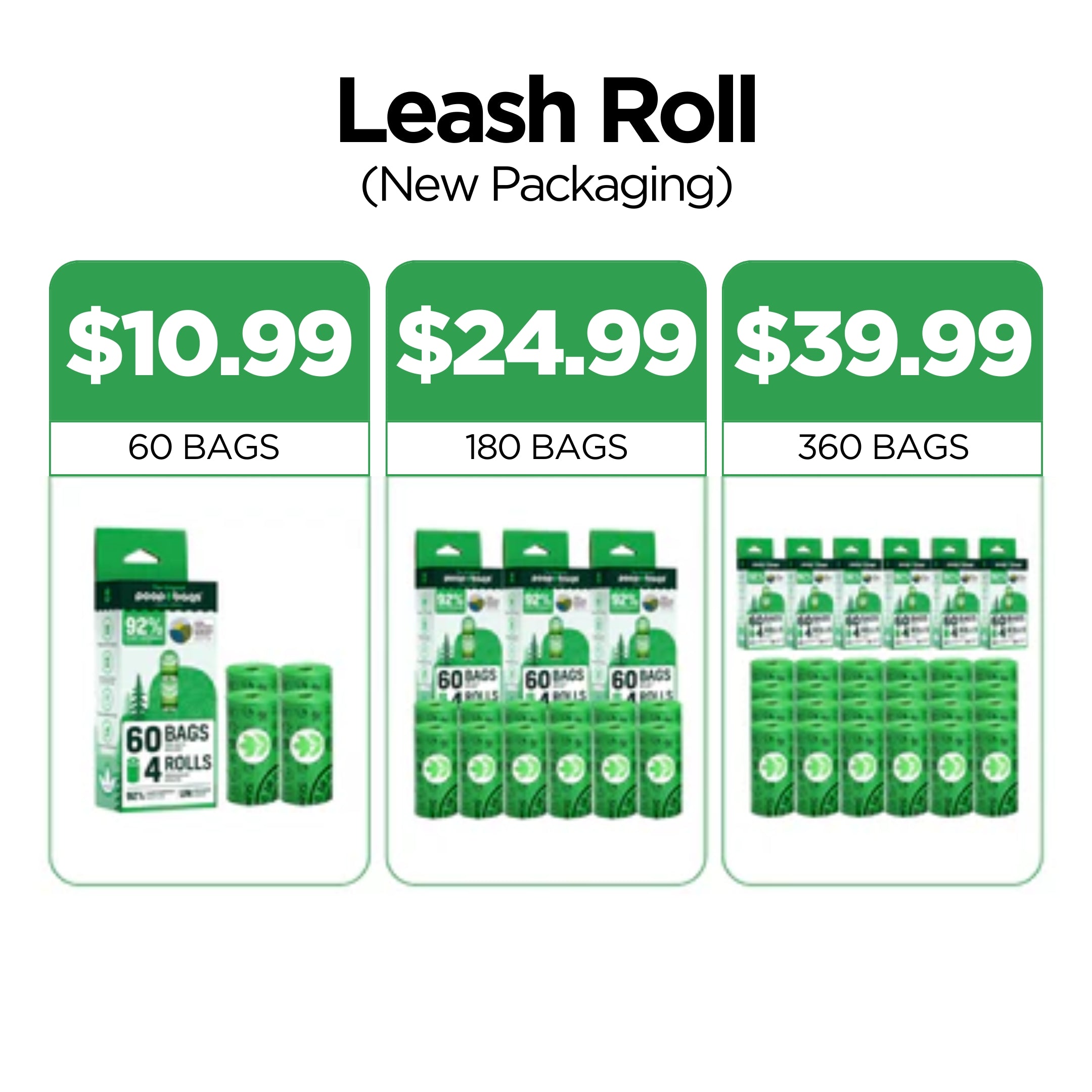 Leash Roll Poop Bags